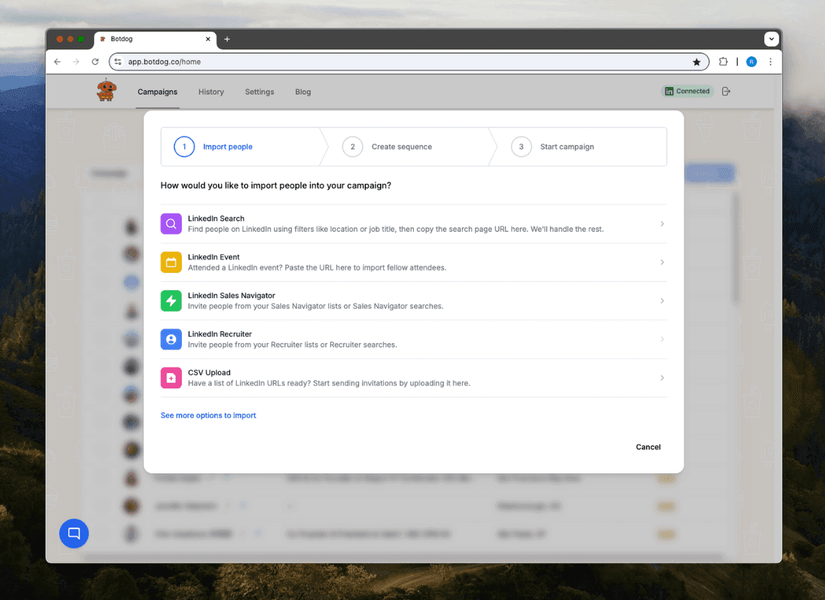 botdog prioritize linkedin account safety