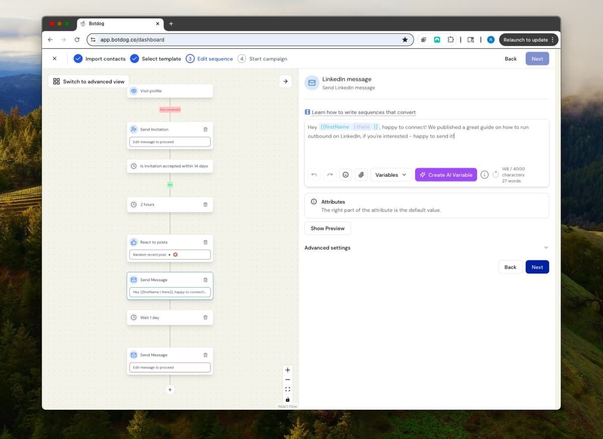 Automated Sequences