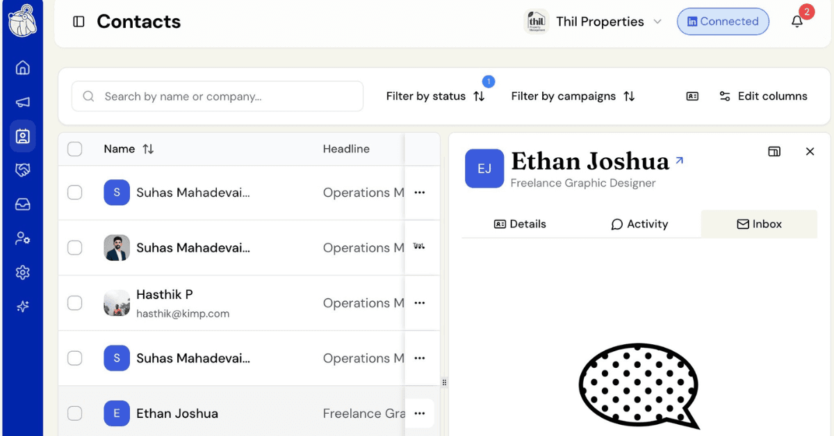 Improvements: Template navigation and faster conversation loading screenshot