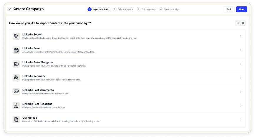 Import contacts from anywhere
