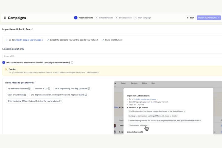 We've fixed imports that stopped after the first few contacts screenshot