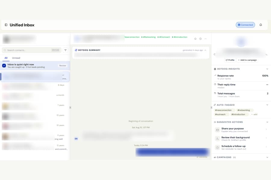 A faster Unified Inbox, especially on shared team inboxes screenshot