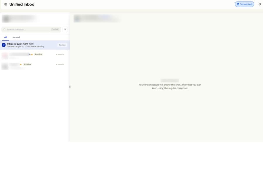 Fixed missing conversation history for some contacts screenshot