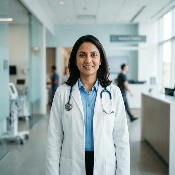 Healthcare headshot style