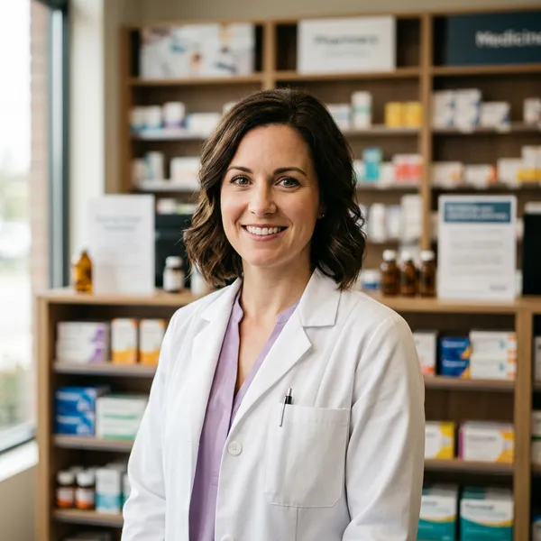 Pharmacist headshot style